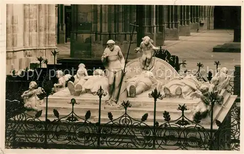 AK / Ansichtskarte Prag_Prahy_Prague St Veitsdom Gruft der Boehmischen Koenige Prag_Prahy_Prague