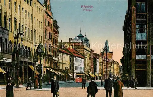 AK / Ansichtskarte Prag_Prahy_Prague Prikopy Prag_Prahy_Prague