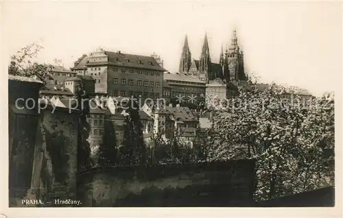 AK / Ansichtskarte Prag_Prahy_Prague Hradcany Prag_Prahy_Prague