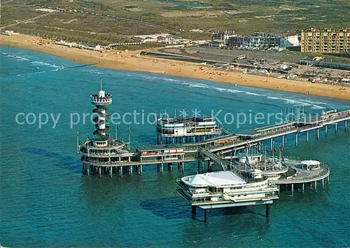 AK / Ansichtskarte Scheveningen Luchtopname Pier Fliegeraufnahme Scheveningen