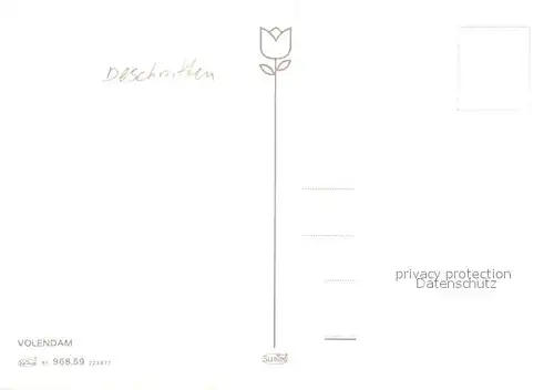 AK / Ansichtskarte Volendam Maenner Trachten  Volendam