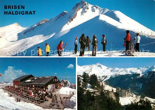 AK / Ansichtskarte Niederrickenbach Panorama Berghaus Haldigrat Niederrickenbach