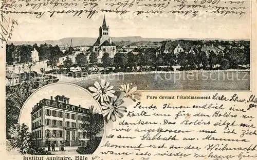 AK / Ansichtskarte Basel_BS Institut Sanitaire Basel_BS
