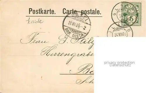 AK / Ansichtskarte Basel_BS Institut Sanitaire Basel_BS