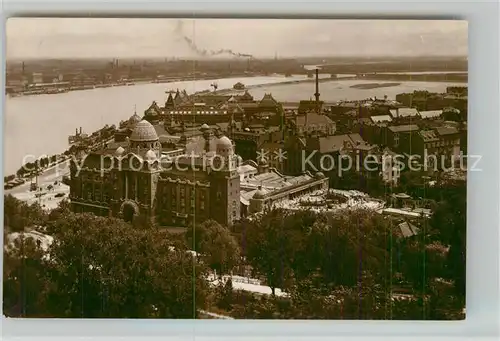 AK / Ansichtskarte Budapest Fliegeraufnahme Blick vom Gellertberg Budapest