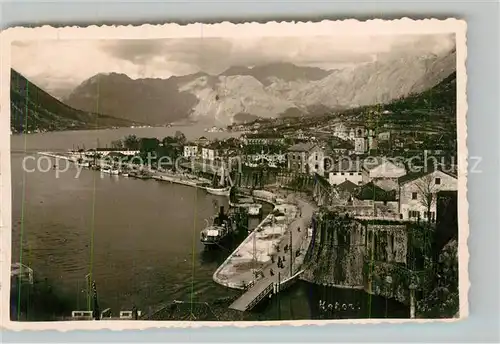 AK / Ansichtskarte Kotor_Montenegro Hafen Kotor Montenegro