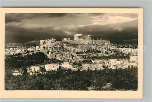 AK / Ansichtskarte Athenes_Athen mit Akropolis Athenes Athen