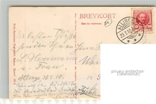 AK / Ansichtskarte Bornholm Stand Sandkaas ved Allinge Bornholm