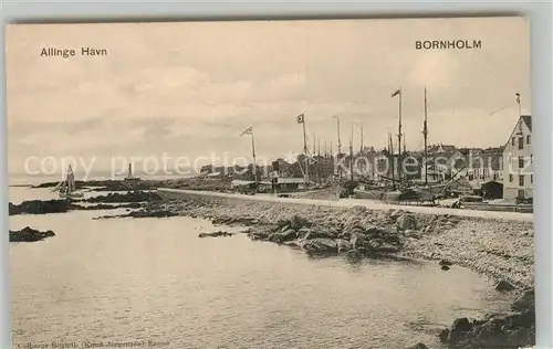 AK / Ansichtskarte Bornholm Allinge Havn Bornholm