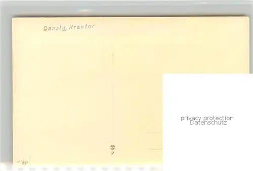 AK / Ansichtskarte Danzig_Westpreussen Krantor Danzig_Westpreussen
