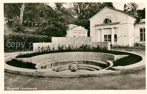 AK / Ansichtskarte Marienbad_Tschechien_Boehmen Excelsiorquelle Marienbad_Tschechien