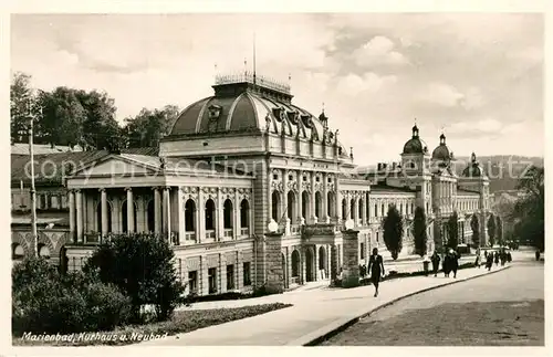 AK / Ansichtskarte Marienbad_Tschechien_Boehmen Kurhaus und Neubad Marienbad_Tschechien