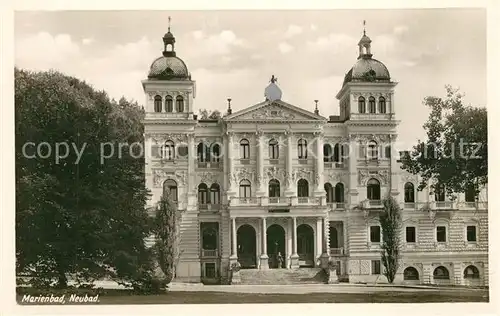 AK / Ansichtskarte Marienbad_Tschechien_Boehmen Neubad Marienbad_Tschechien