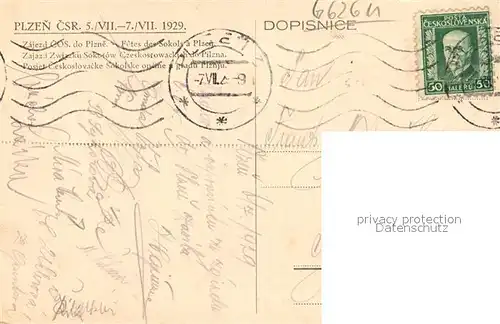 AK / Ansichtskarte Plzen_Pilsen Zajezd COS do Plzne Plzen Pilsen