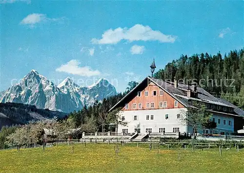 AK / Ansichtskarte Radstadt Alpengasthof Seitenalm mit Dachstein Radstadt