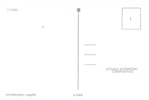 AK / Ansichtskarte Zagreb  Zagreb