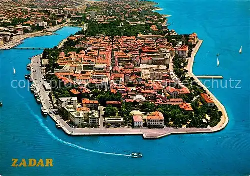 AK / Ansichtskarte Zadar_Zadra_Zara Fliegeraufnahme Zadar_Zadra_Zara