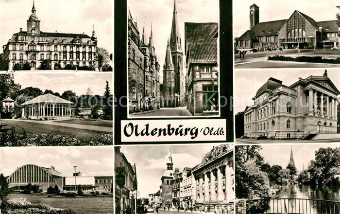 AK / Ansichtskarte Oldenburg_Niedersachsen Schloss Kirche