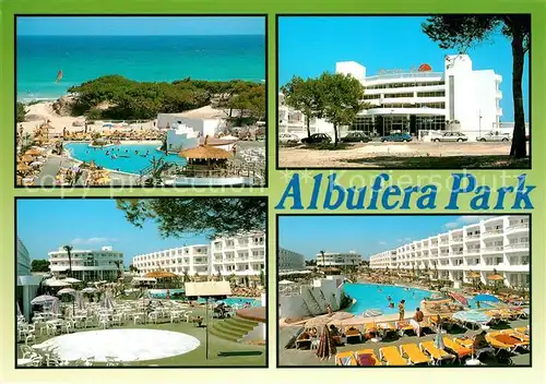 AK / Ansichtskarte Albufera Apartamentos Albufera Park Swimming Pool Strand Albufera