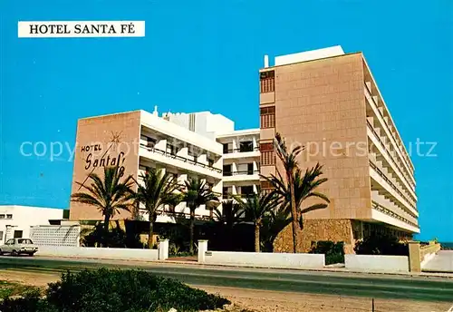 AK / Ansichtskarte Can_Picafort_Mallorca Hotel Santa Fe Can_Picafort_Mallorca