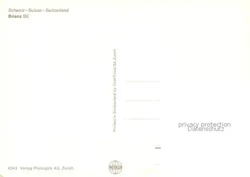 AK / Ansichtskarte Brienz_BE Ortsmotive Innenstadt Kirche Zahnradbahn Bergbahn Alpen Brienz_BE