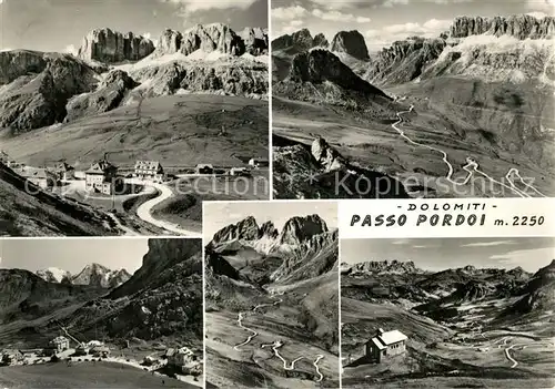 AK / Ansichtskarte Passo_Pordoi Gebirgspass Dolomiten Passo Pordoi