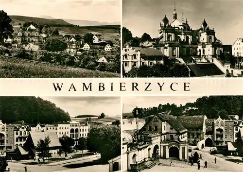 AK / Ansichtskarte Wambierzyce Widok ogolny Barkowa bazylika Fragment miasta Wambierzyce
