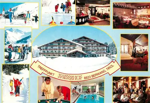 AK / Ansichtskarte Berwang_Tirol Sporthotel Kaiserhof Wintersport Berwang Tirol