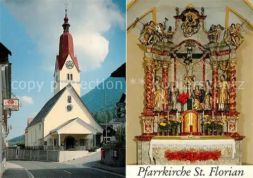 AK / Ansichtskarte Bad_Bleiberg Pfarrkirche St Florian 17. Jhdt. Altar Bad_Bleiberg