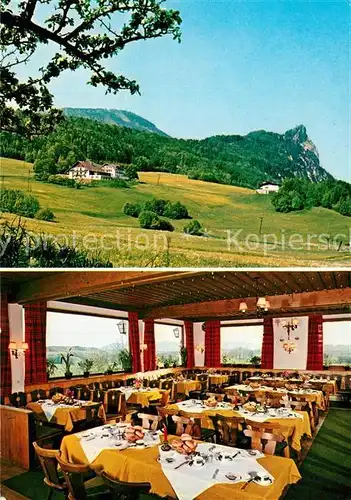 AK / Ansichtskarte Koppl Gasthof Pension Am Riedl Restaurant Landschaftspanorama Koppl