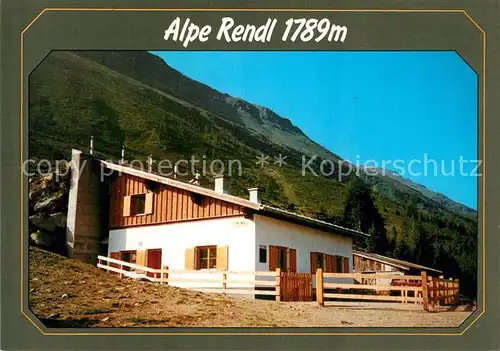 AK / Ansichtskarte St_Jakob_Arlberg Alpe Rendl St_Jakob_Arlberg