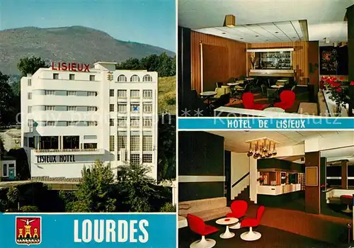 AK / Ansichtskarte Lourdes_Hautes_Pyrenees Hotel de Lisieux Lourdes_Hautes_Pyrenees