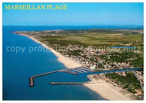 AK / Ansichtskarte Marseillan_Plage Vue aerienne Marseillan_Plage