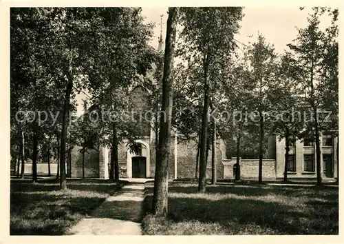 AK / Ansichtskarte Bruges_Flandre Beguinage Princier de la Vigne Facade de l Eglise Bruges_Flandre