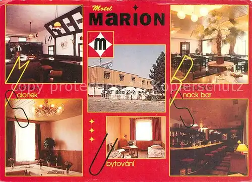 AK / Ansichtskarte Marianske_Lazne Motel Marion Restaurant Bar Marianske_Lazne