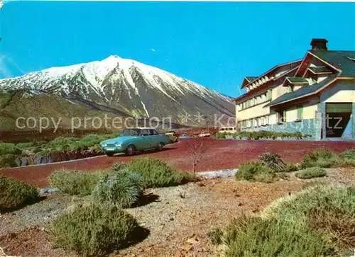 AK / Ansichtskarte Tenerife Parador de las Canadas y El Teide Volcano Vulkan Teide Tenerife