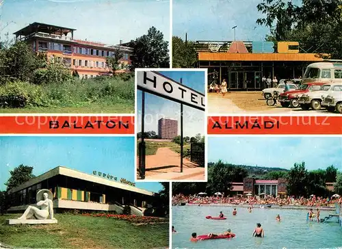 AK / Ansichtskarte Balatonalmadi Hotel Freibad Balatonalmadi