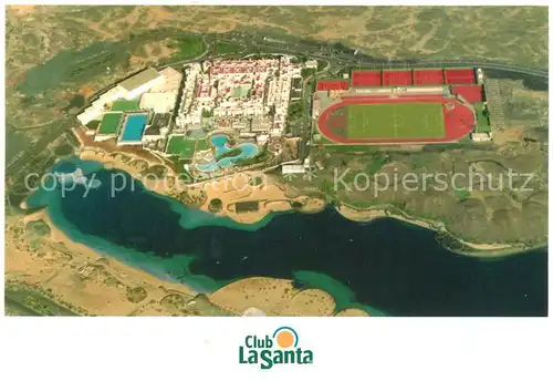AK / Ansichtskarte Lanzarote_Kanarische Inseln Club La Santa Sportanlagen Fliegeraufnahme Lanzarote