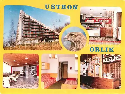 AK / Ansichtskarte Ustron Hotel Orlik Adler Ustron