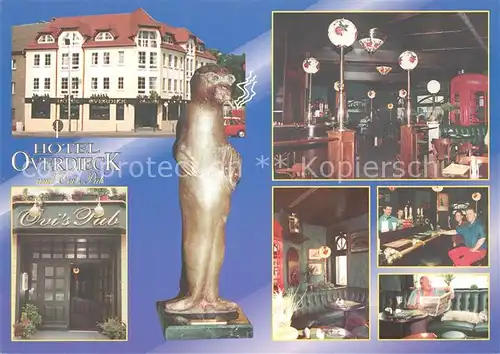 AK / Ansichtskarte Prenzlau Hotel Overdiek und Ovis Pub Prenzlau