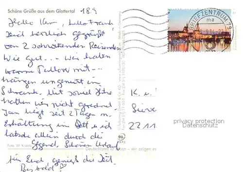 AK / Ansichtskarte Glottertal Panorama Schwarzwald Glottertal