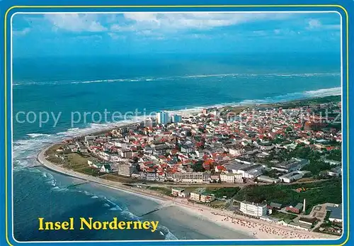 AK / Ansichtskarte Norderney_Nordseebad Nordseeinsel Fliegeraufnahme Norderney_Nordseebad