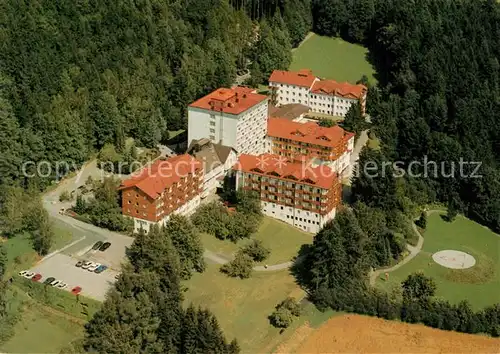AK / Ansichtskarte Cham_Oberpfalz BKK Bayerwald Klinik Fliegeraufnahme Cham Oberpfalz