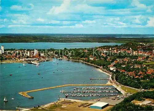 AK / Ansichtskarte Eckernfoerde Ostseebad Fliegeraufnahme Eckernfoerde
