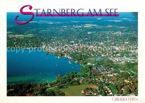 AK / Ansichtskarte Starnberg Starnbergersee Fliegeraufnahme Starnberg