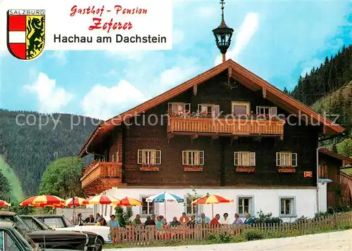 AK / Ansichtskarte Hachau_Ramsau Gasthof Pension Zeferer Hachau Ramsau