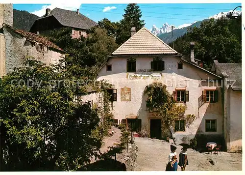 AK / Ansichtskarte Gudon_Gufidaun Albergo Pensione Torre Gasthof zum Turm Dolomiten 