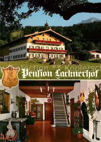 AK / Ansichtskarte St_Johann_Tirol Pension Lacknerhof Treppenaufgang St_Johann_Tirol