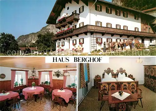 AK / Ansichtskarte Vorderthiersee Gaestehaus Pension Hausberghof Fremdenzimmer Gastraum Vorderthiersee