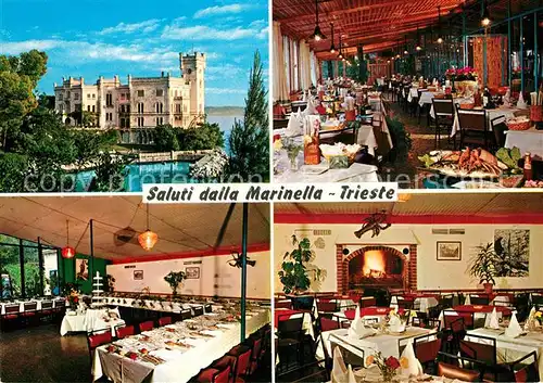 AK / Ansichtskarte Trieste Bar Ristorante Alla Marinella Schloss Trieste